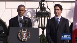 President Obama & Prime Minister Trudeau -- FULL REMARKS (C-SPAN)