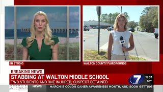 Stabbing at Walton Middle School, one detained, injuries reported WCSO says