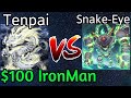 Tenpai dragon vs snakeeye 100 ironman yugioh