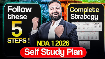 Crack NDA 1 2026 In First Attempt! Complete Strategy For NDA 1 2026 Self Study- Learn With Sumit