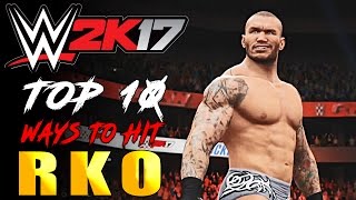 WWE 2K17 - TOP 10 Ways to Hit RKO screenshot 4