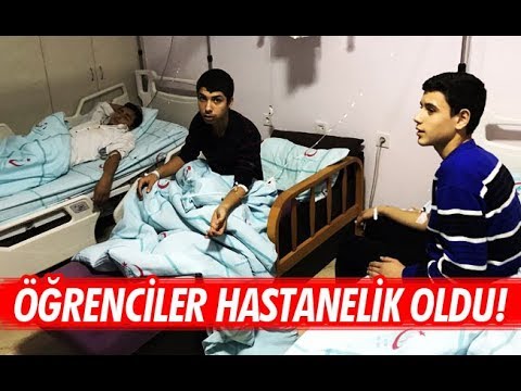 Öğrenciler hastanelik oldu!