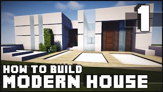 Minecraft House - How to Build : Modern House - Part 1