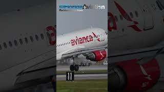 Airbus A320 Avianca Aircraft Smooth Landing At Miami International Airport Kmia Plane Spotting
