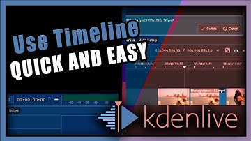 Kdenlive Tutorial: How To Use Timeline In Kdenlive