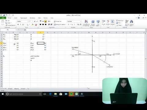 Update New CARA MEMBUAT RESULTAN DAN ARAH VEKTOR PADA MS.EXCEL