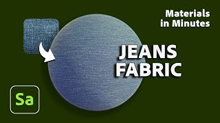 Create Jeans Fabric in Substance 3D Sampler | Materials in Minutes #7 | Adobe Substance 3D screenshot 5