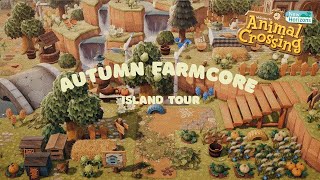Overgrown Farmcore Autumn Island with Stunning Views // Animal Crossing New Horizons