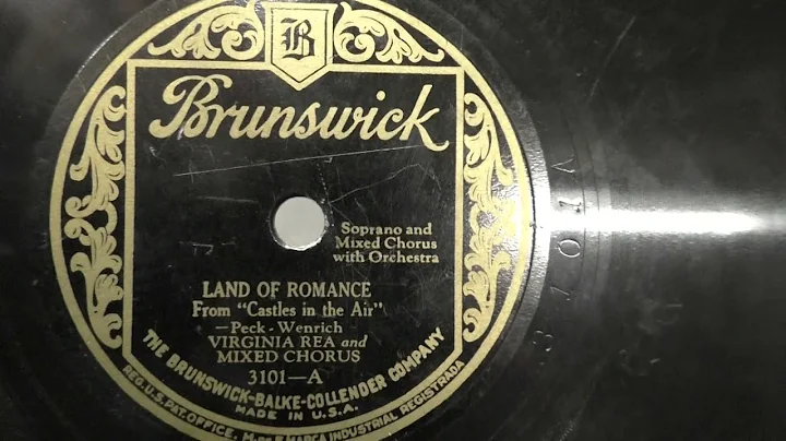 Virginia Rea: Land of romance. (1926).
