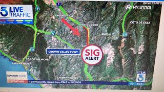 KTLA 5 Traffic still sig alerts on I5