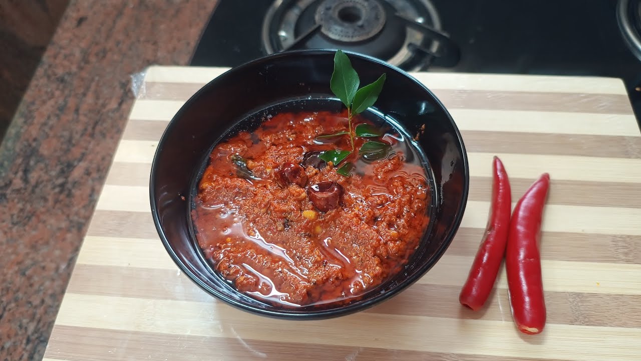 Red chilli pickle 
