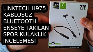 Linktech H975 Bluetooth Kablosuz Enseden Takılan Spor Kulaklık