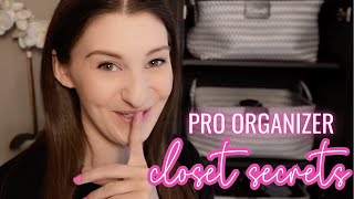 CLOSET ORGANIZATION HACKS FROM A PROFESSIONAL ORGANIZER // Have You Tried these Organization Ideas?