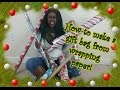 How to make gift bags from wrapping paper!