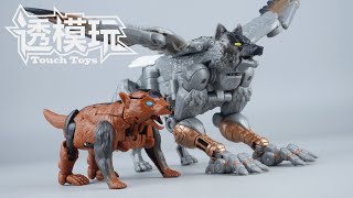 【SwiftTransform】LEAGCY TASMANIA&SILVERBOLT（BEAST WARS）LEGACY UNITED BW 传世飞狗银剑 幼獾 超能勇士 变形金刚 透模玩速变