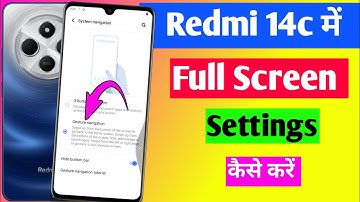 Redmi 14c 5g full screen display setting | Redmi 14c me full screen kaise kare