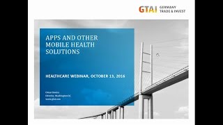 Webinar: Apps and other Mobile Health Solutions (Oct 2016) screenshot 5