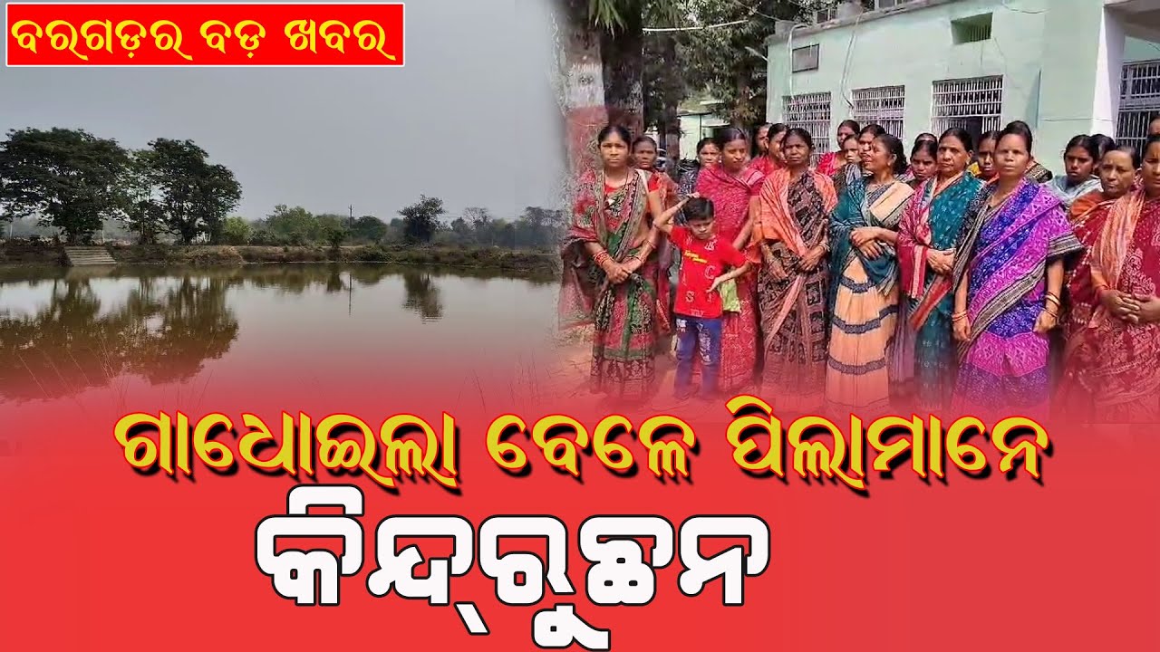 ଗାଧୋଇଲା ବେଳେ ପିଲାମାନେ କିନ୍ଦୁରଛନ ॥ ବନ୍ଧ ପାଟମୁ ବଲୁଛନ #viralbargarh #bargarh #vrj