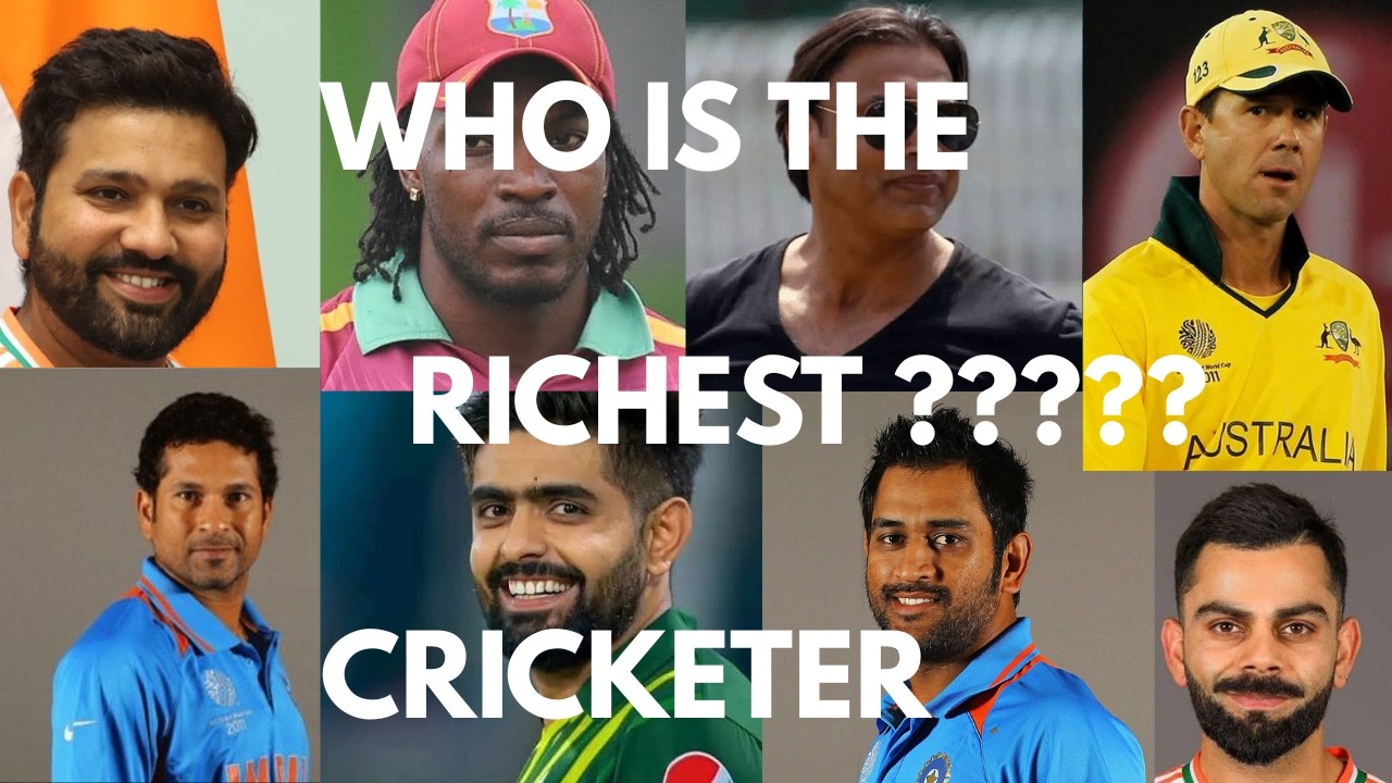 Most Richest cricket player's | Who is Rich Sachin Tendulkar, MS Dhoni, Virat Kohli, Babar Azam?????