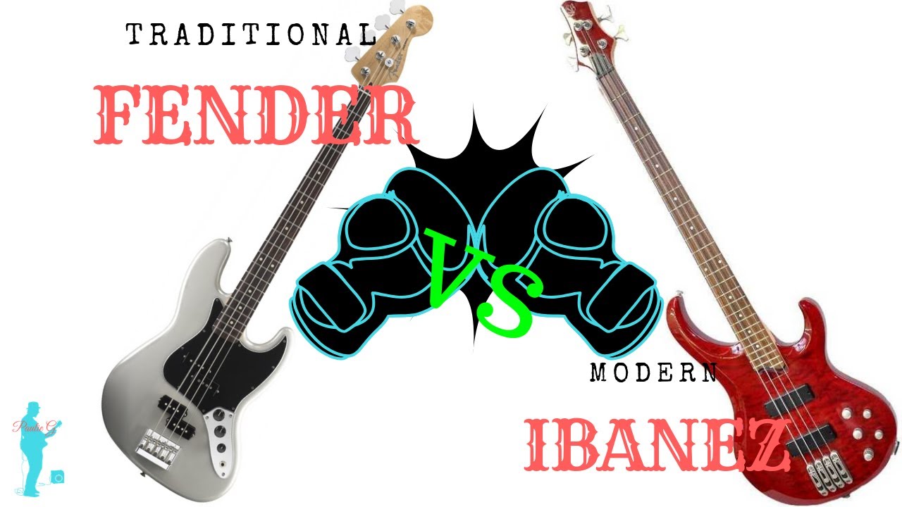 Modern VS Traditional (ibanez and Fender) Bass guitars - YouTube