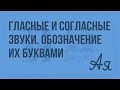 Гласные и согласные звуки. Обозначение их буквами. Видеоурок  по русскому языку 1  класс