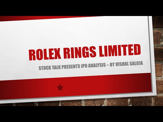 Rolex Rings IPO का प्राइस बैंड तय, इश्यू से कंपनी जुटाएगी 713 करोड़ रुपए | Rolex  Rings IPO know grey market price price band and other details here | TV9  Bharatvarsh