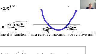 Concavity and the Second Derivative Test pg 7