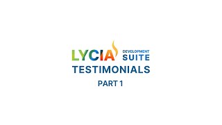 Testimonials (Part 1) | Lycia Development Suite | Querix