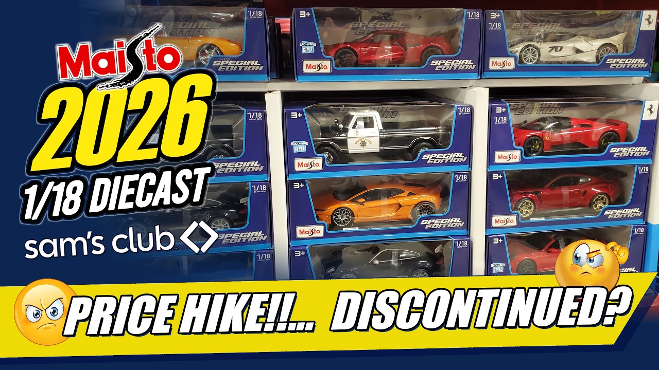 2026 Maisto 1/18 SCALE at SAM'S CLUB!! - YouTube