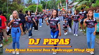 DJ PEPAS ‼️ Joget kreasi karnaval desa Ngadirenggo Wlingi 2025