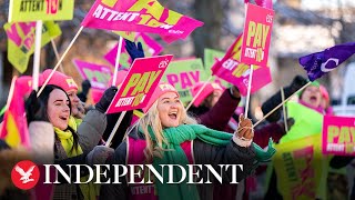 Teachers and nurses announce more strike action in pay disputes