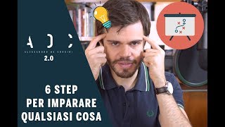 6 step per imparare QUALSIASI COSA