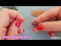 Bead Tutorial Miyuki RAW Stitch Net Bracelet intermediate