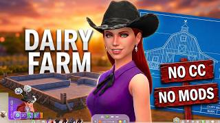 Building The Ultimate Dairy Farm Pt. 1 (No CC/No Mods) (PS5)🐄🌿 screenshot 1