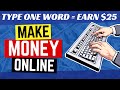 Make Money Per Word You Type (How To Earn Money Online 2021)