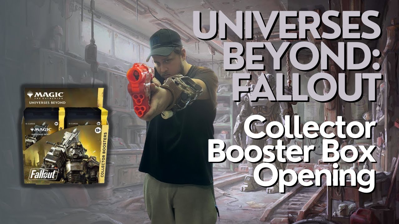 universes beyond fallout collector booster box Magic the Gathering Universes Beyond: Fallout Science, Mutant Menace, Scrappy Survivors & Hail Caesar Set of 4 Commander Decks [2024] main image 0