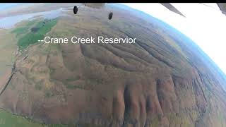 Flight from Caldwell Idaho to Council IdahoTime Lapse Video