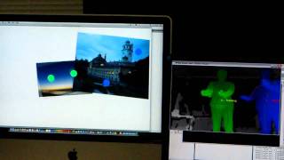 [Kinect hack] OpenNI+Flash  MultiUser / MultiTouch