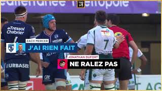 TOP 14: Le meilleur des échanges arbitres/joueurs de janvier à mars avec La Poste