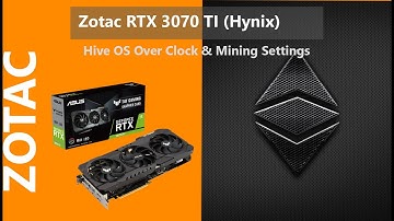 3070 TI Overclock Settings Hiveos | Best GeForce RTX 3070 TI Overclock Settings for Ethereum Mining