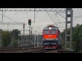 Электровоз ЧС7-077 с пассажирским поездом №67 Абакан - Москва