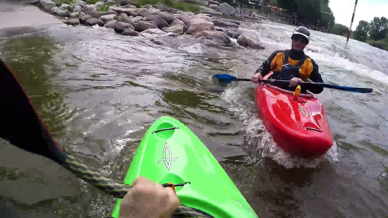 Whitewater Park Kayaking in downtown Salida, CO YouTube