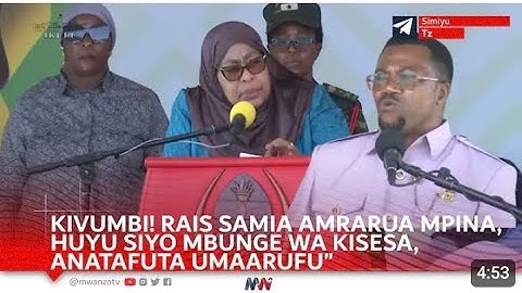 LUHAGA MPINA Aingia kwenye 18 Za RAIS SAMIA