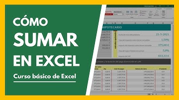 Cómo Sumar en Excel. Filas y Columnas, función SUMA y otros métodos 👩‍🏫 Tutorial Principiantes