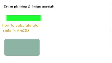 Plot ratio in ArcGIS