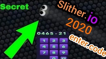 Slither.io enter code the new 2020