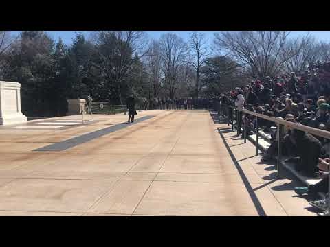 Guard Fails inspection at Tomb of The Unknown Soldiers!