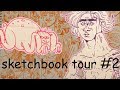 sketchbook tour #2 *even more dreadful doodles from class*