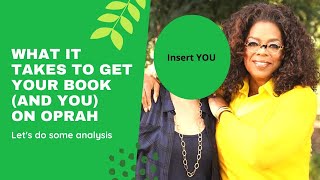 Sitting Across from Oprah With Your Book