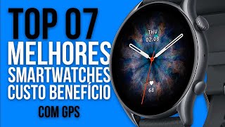 TOP 7 MELHORES SMARTWATCHES com GPS (Custo Benefício) - 2024
